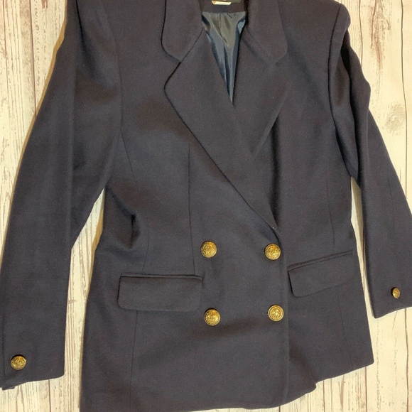 Katherine Marie Women’s Petite Blue Blazer Size 8P - Picture 2 of 6